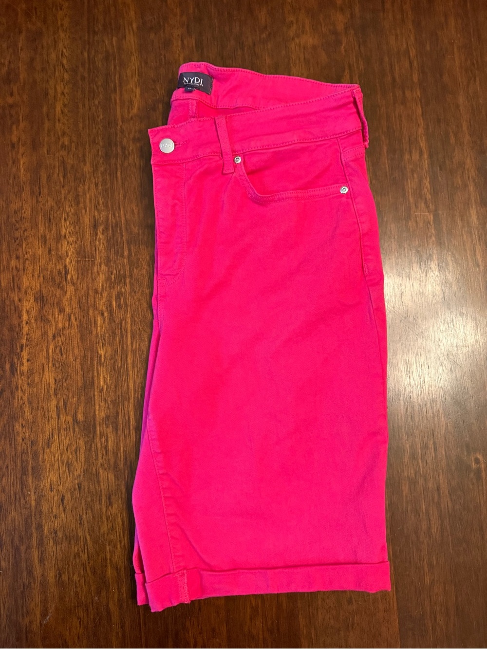 NYDJ Briella Pink Women’s Bermuda Shorts - Picture 5 of 5